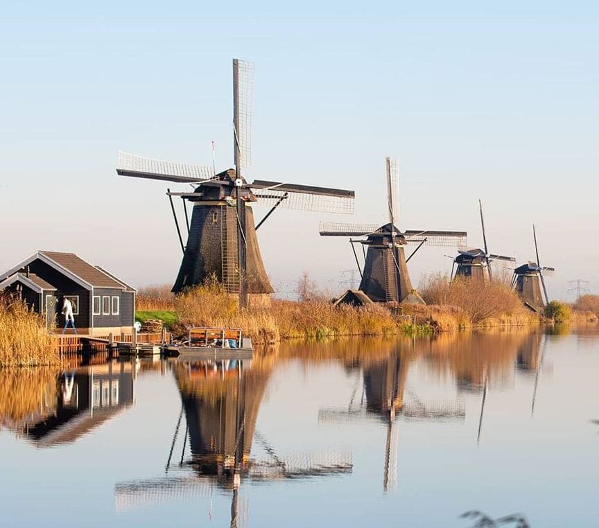 coi xây gió ở Kinderdijk