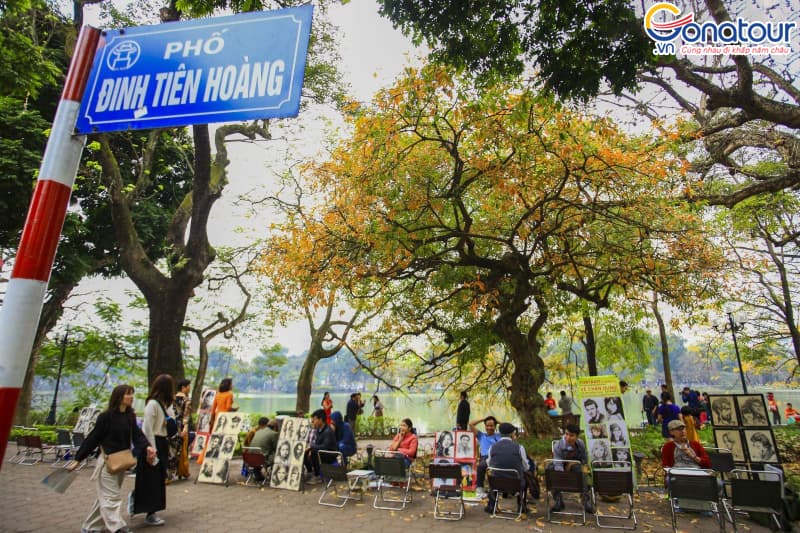 Đường Đinh Tiên Hoàng –Con phố có không gian đẹp nhất Hà Nội