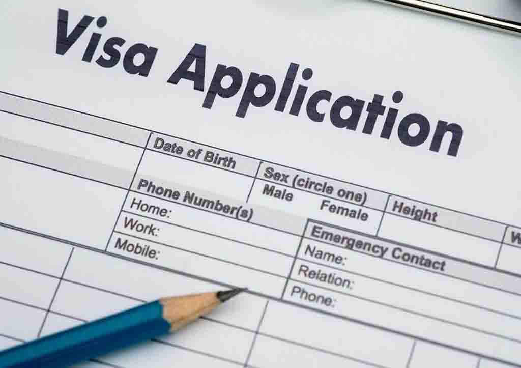 mẫu đơn xin visa