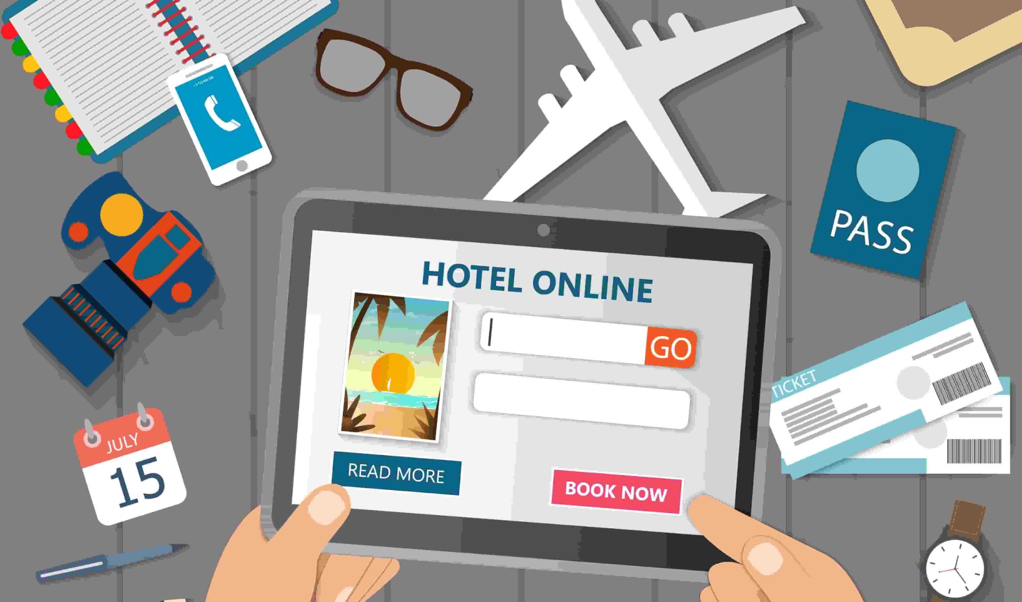 Cách đặt phòng khách sạn online
