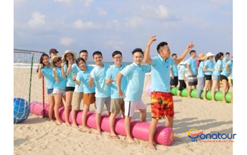 Tổ chức teambuilding ở bãi biển