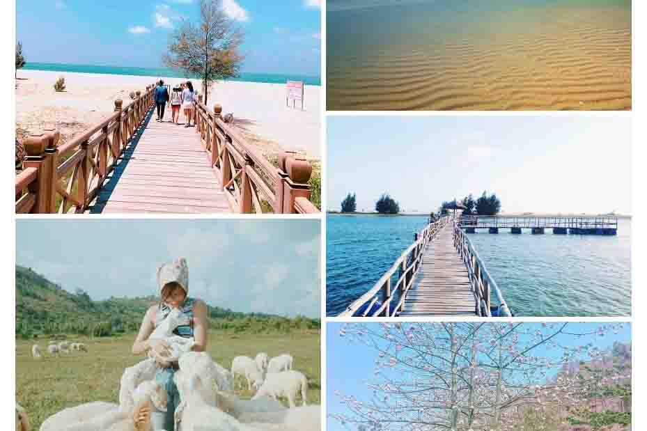 Các địa điểm chụp hình đẹp ở Hồ Tràm- Hồ Cốc