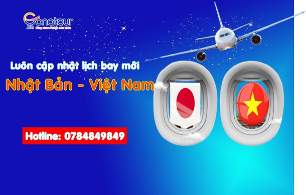 Cập nhật Lịch bay và giá máy bay từ Nhật Bản về Việt Nam mới nhất