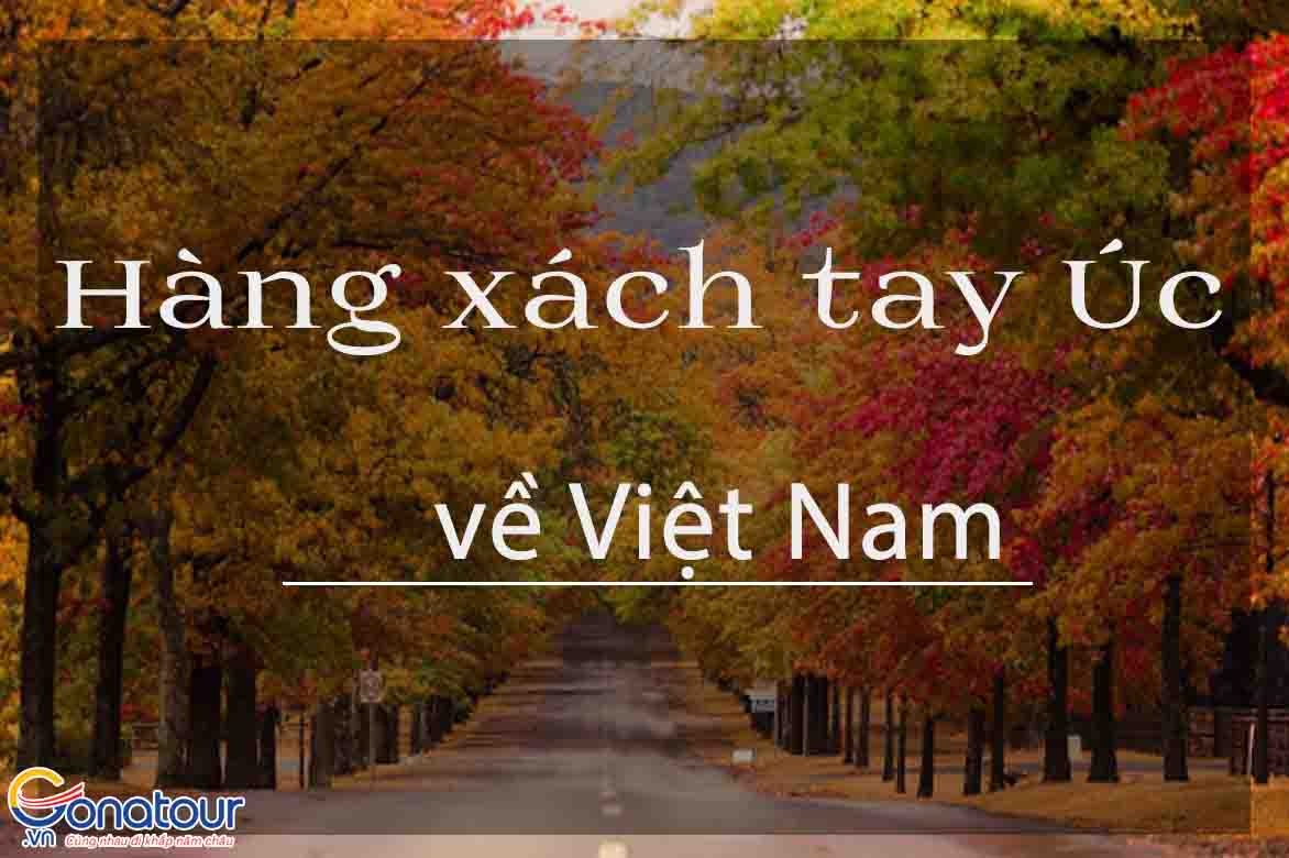 Hàng xách tay Úc về Việt Nam.