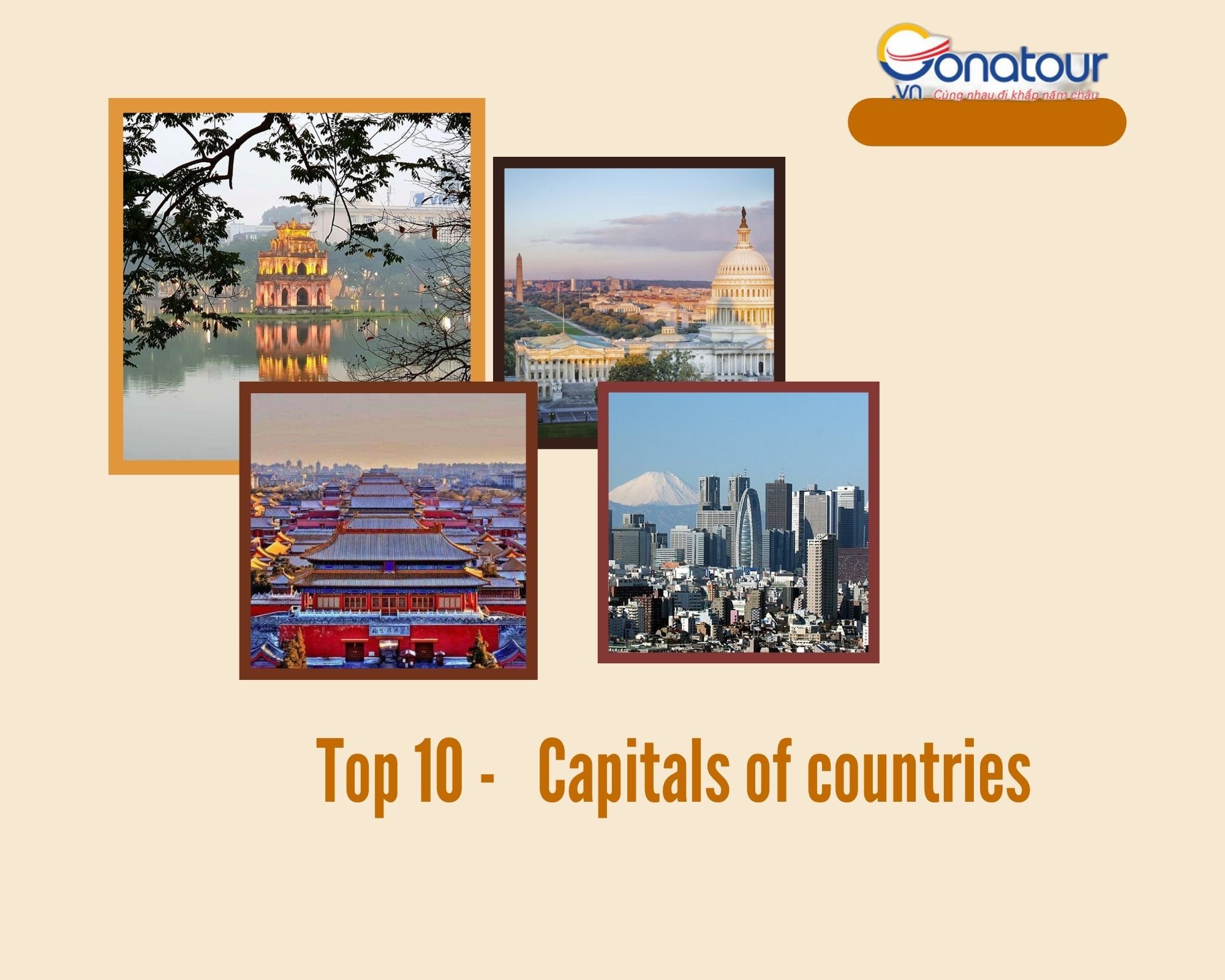Top 10 thủ đô các quốc gia mà bạn nên biết
