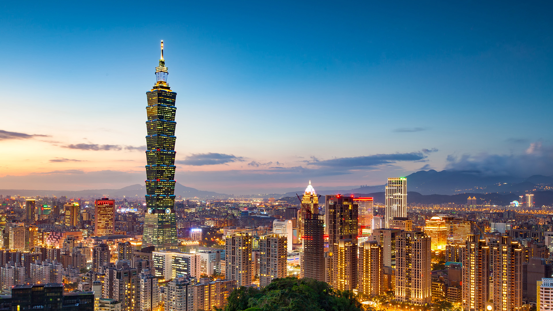 Tòa tháp 101 tại Taipei