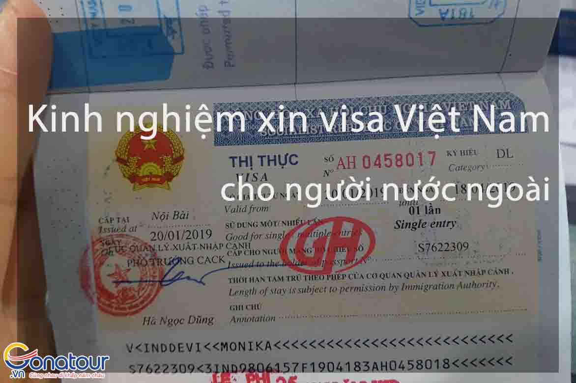 Kinh nghiệm xin thị thực (visa) Việt Nam cho người nước ngoài
