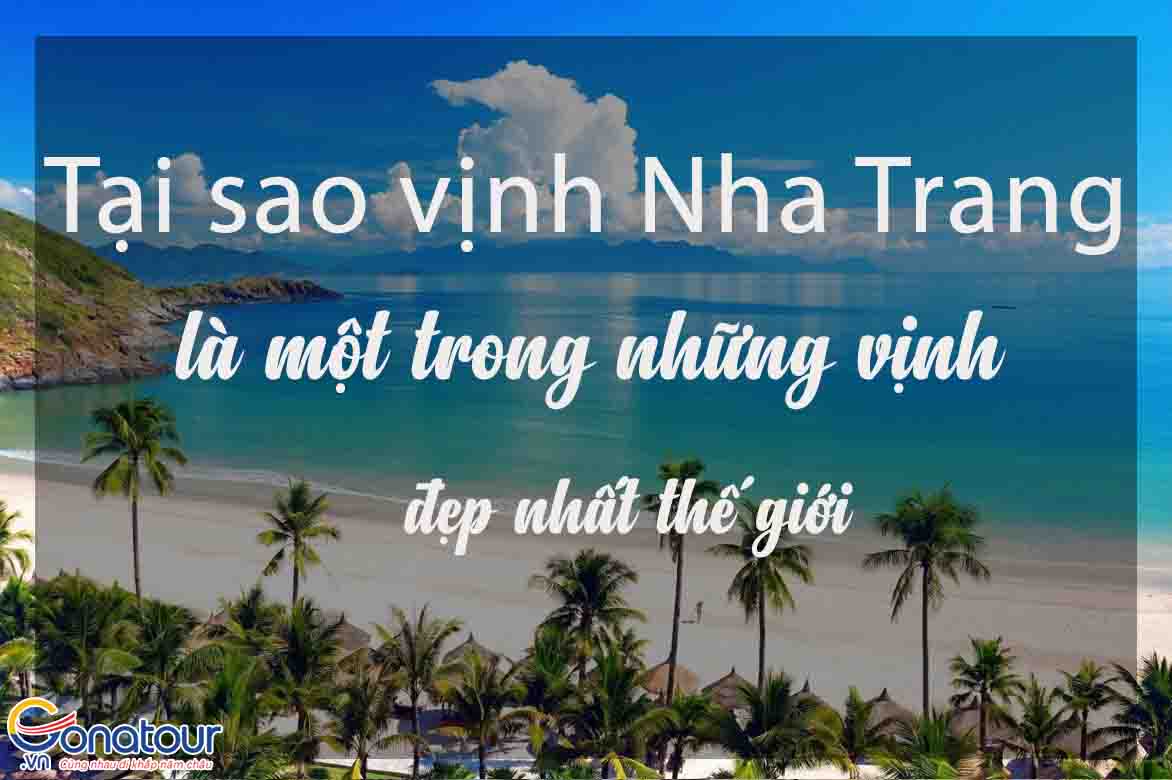 Vì sao vịnh Nha Trang là một trong những vịnh biển đẹp nhất thế giới