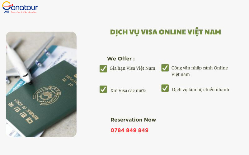 Công ty dịch vụ visa online Việt Nam.