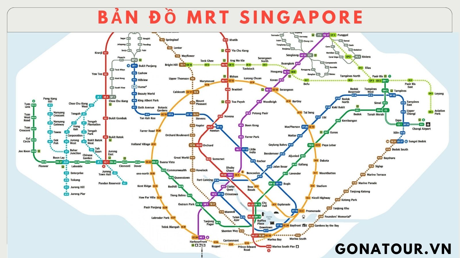 Bản đồ MRT Singapore