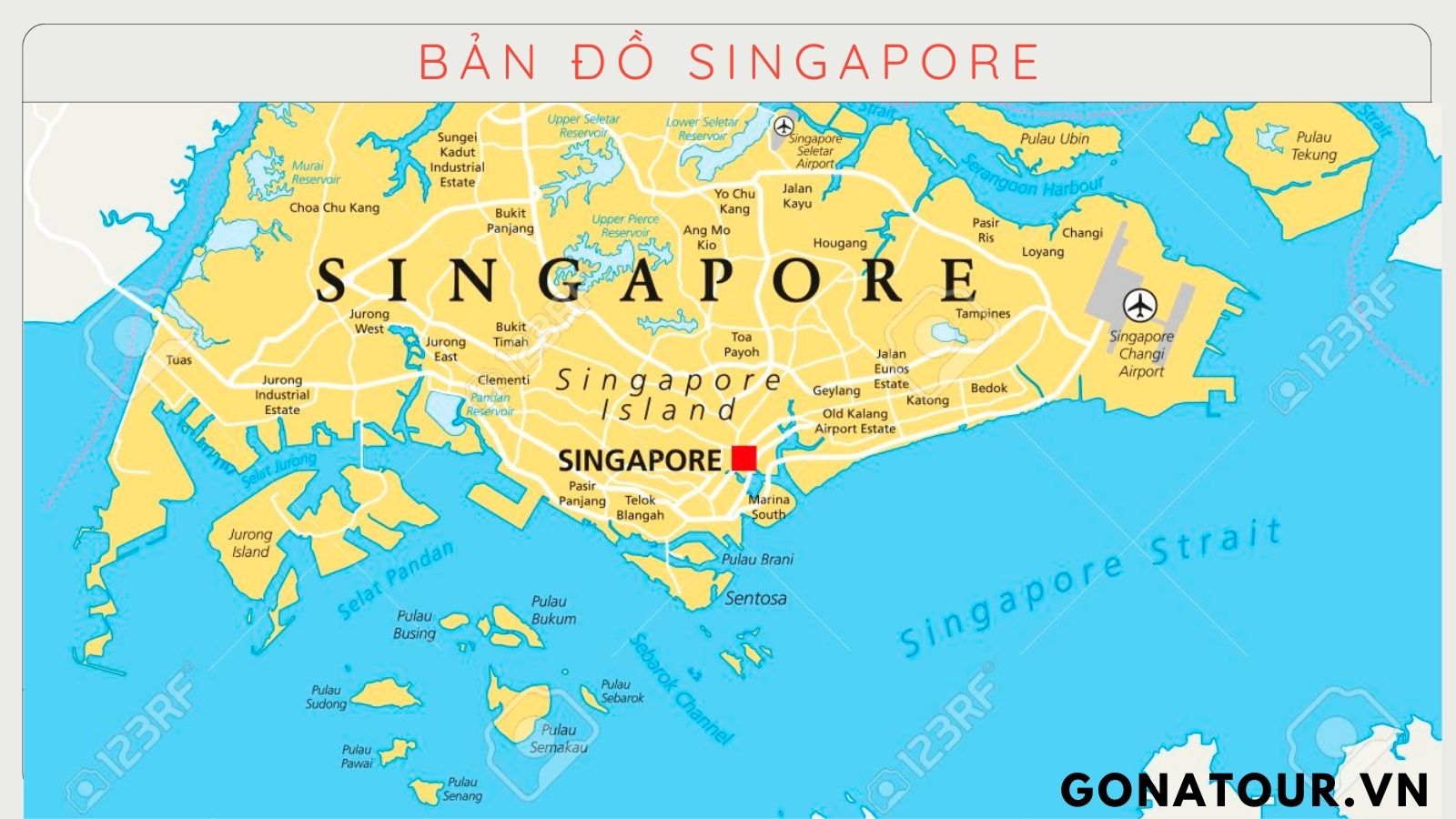 Bản đồ Singapore có thể bạn chưa biết