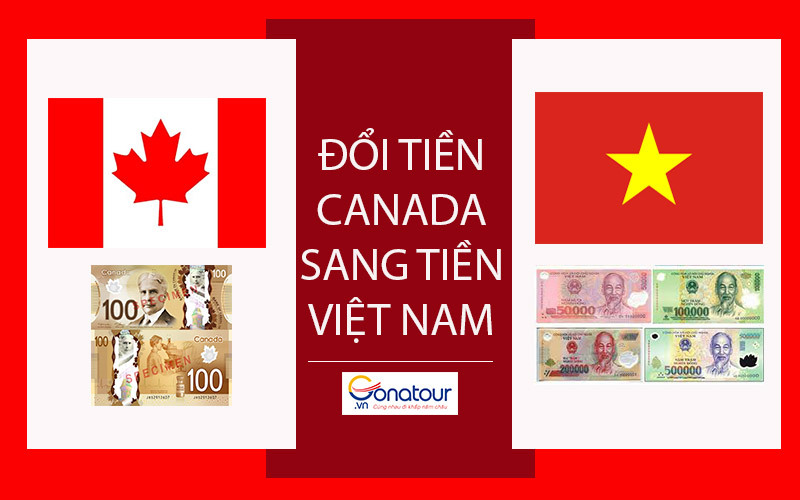 Cách đổi tiền Canada