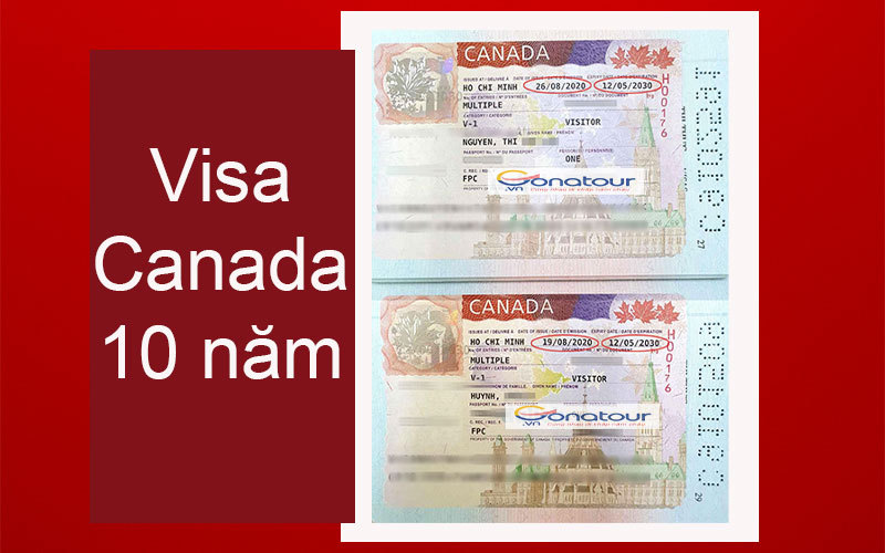 Visa du lịch Canada 10 năm 