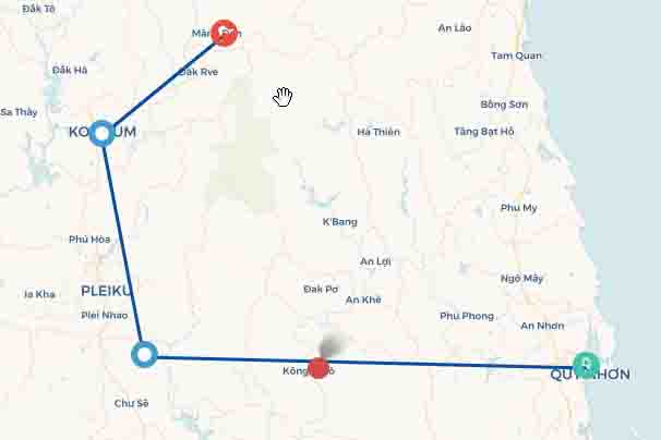 Tour du lịch Bình Định - Gia Lai - Kon Tum - Măng Đen (5 ngày 4 đêm)