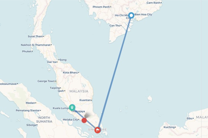 Hành Trình 2 Nước Đông Nam Á Malaysia-Singapore 4N3D