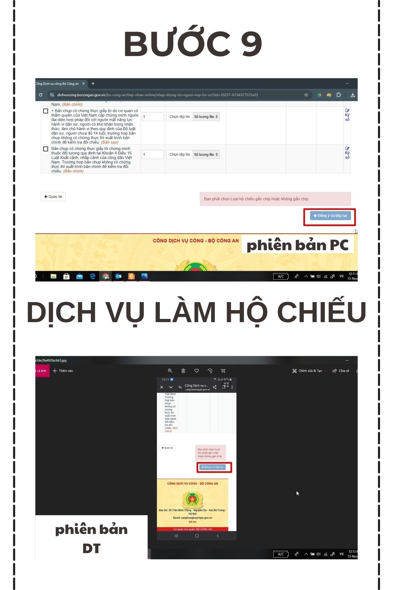 Dịch vụ làm hộ chiếu nhanh