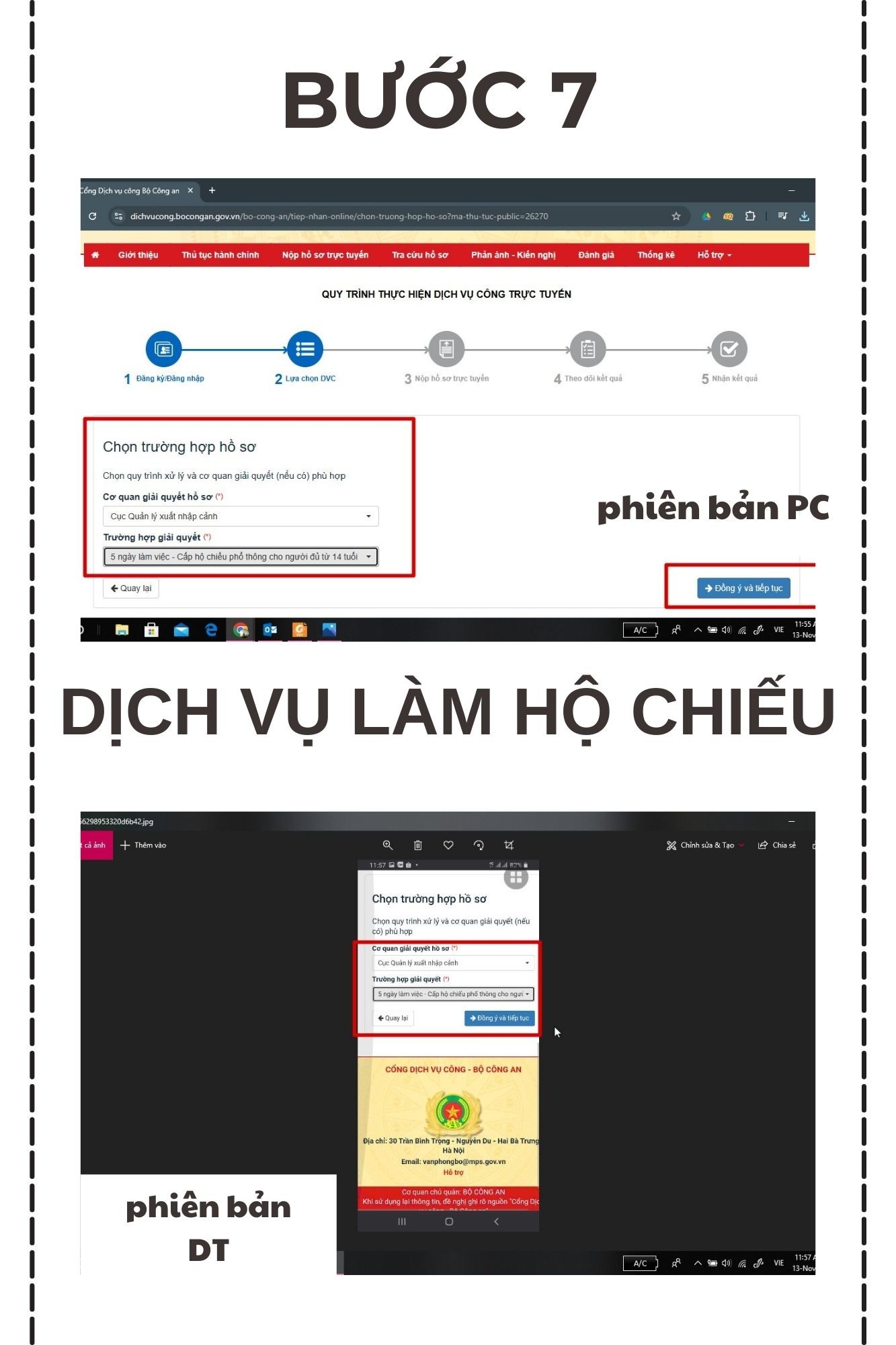 Dịch vụ làm hộ chiếu nhanh