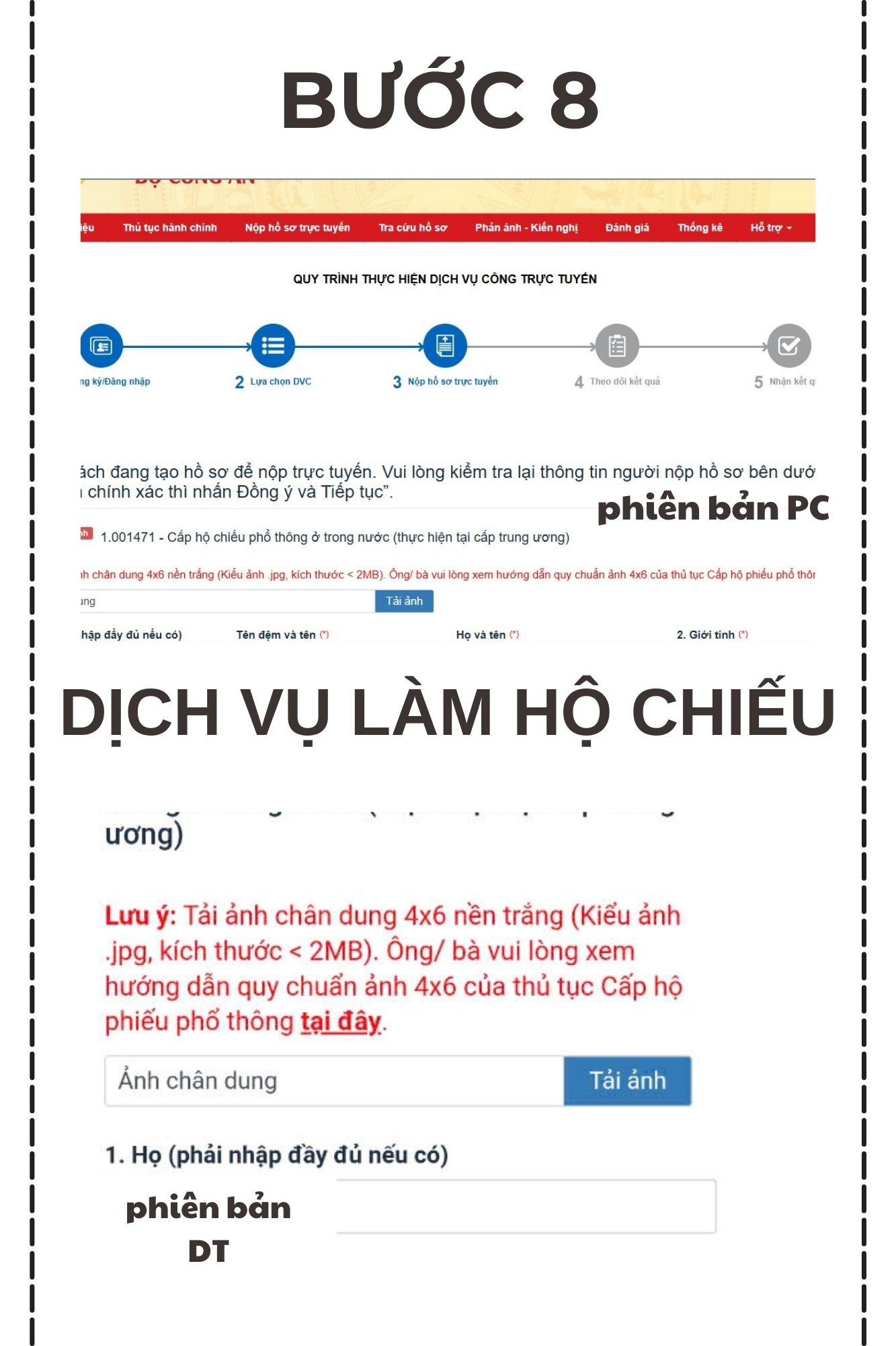 Dịch vụ làm hộ chiếu nhanh