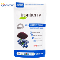 Bột việt quất & hạt chia - IRONBERRY Chia wild blueberry powder (100gr)   