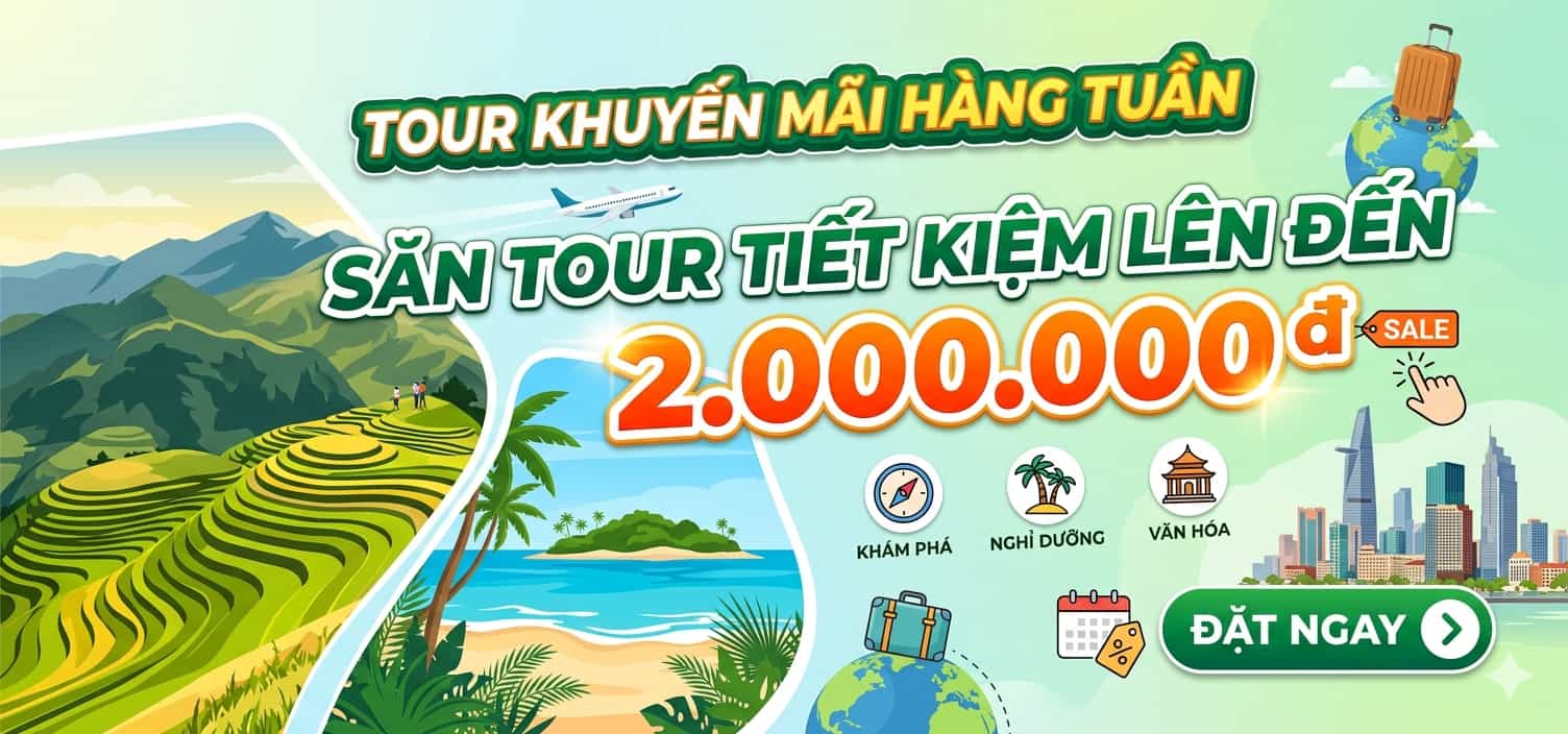 Tour khuyến mãi hàng tuần