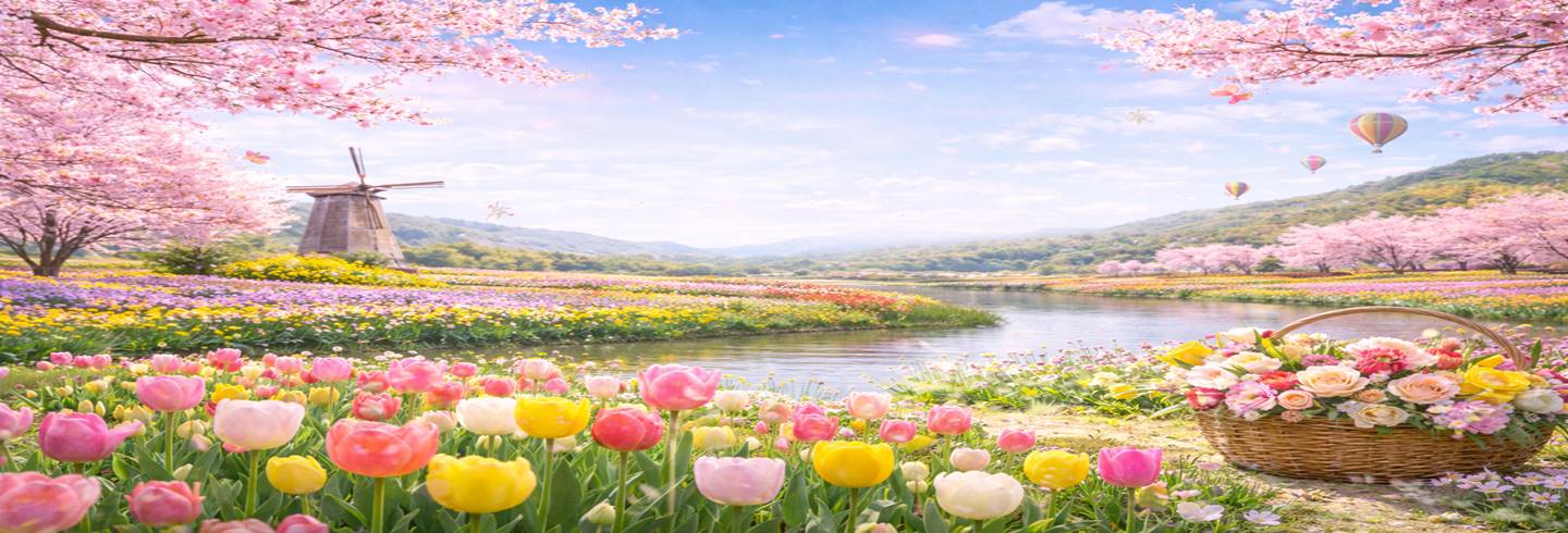 Trải nghiệm mùa hoa rực rỡ